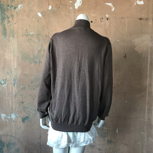 Jos A Banks NWT Large Brown Sweater LARP - Picture 3 of 4